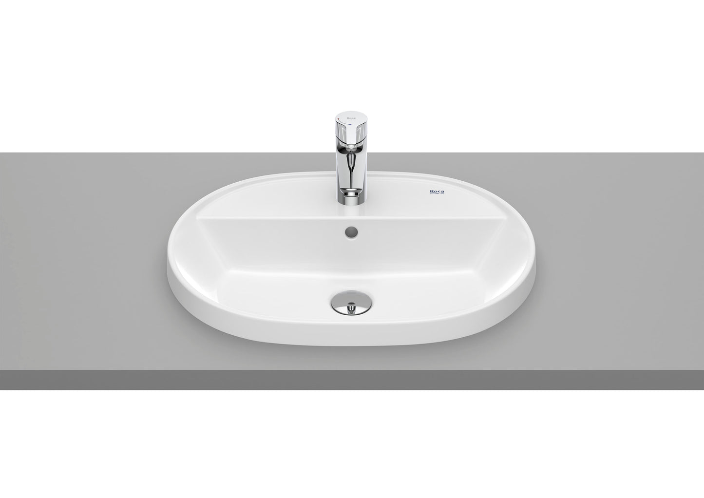 Roca The Gap In-Countertop Basin - White