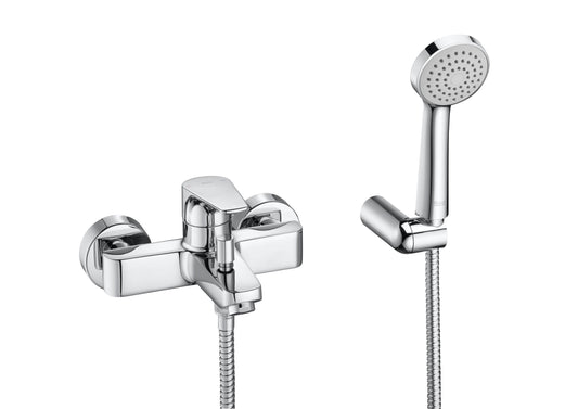 Roca Atlas Wall mounted bath-shower mixer with accessories