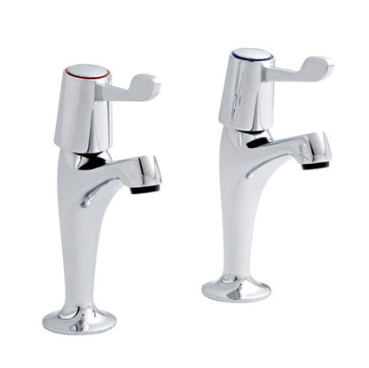 Kartell Leva 1/2 Inch HN Sink Tap - Pair Chrome