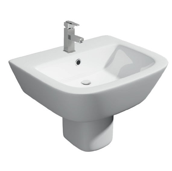 Kartell Project 530mm Basin and Pedestal - White