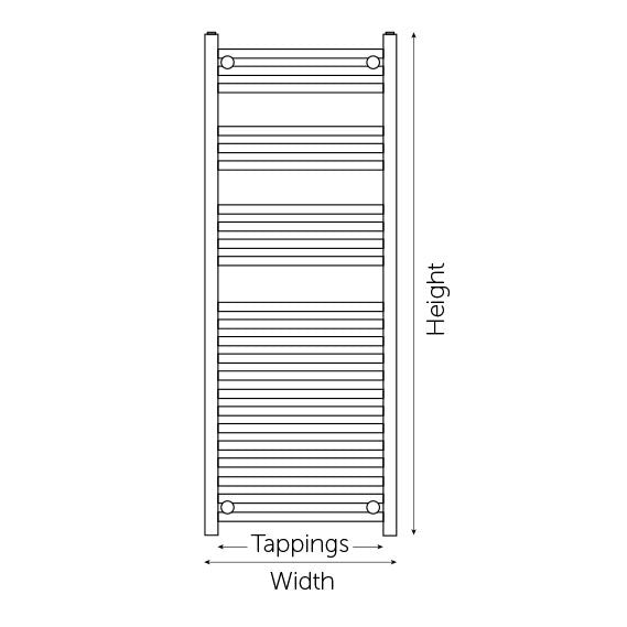 Kartell Electric Towel Rail - Chrome