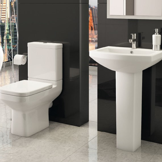 Kartell Trim 550mm Basin and Pedestal - White