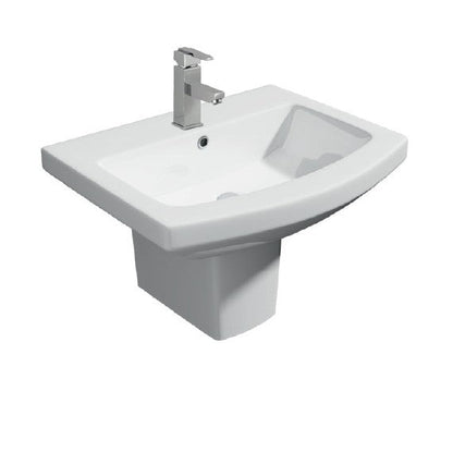 Kartell Trim 550mm Basin and Pedestal - White