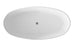Hudson Reed Rose Contemporary Freestanding Bath with Push Button waste
