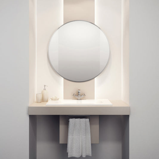 HiB Rondo Oval Non-Illuminated Bathroom Mirror