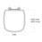 Imperial Radcliffe Standard Toilet Seat with Hinge