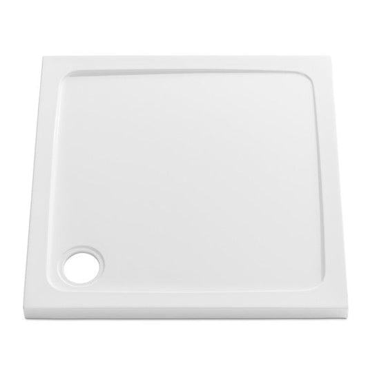 Kartell K-Vit Square Low Profile Shower Tray - White