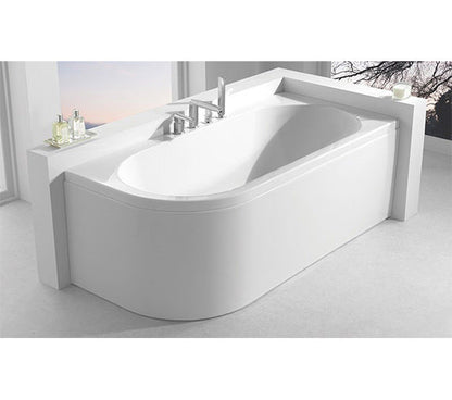 Carron Status 1600 x 725 Double Ended Oval Corner Bath