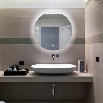 HiB Theme Illuminated Round Wall Mounting LED Mirror